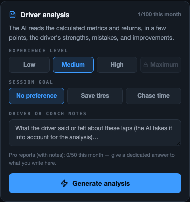 Appreciation level selector (Low/Medium/High/Maximum), with the lock on Maximum